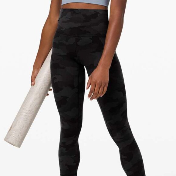 Lululemon Align High-Rise Legging 25" - Heritage Camo Deep Coal - Size 6 - Picture 1 of 10